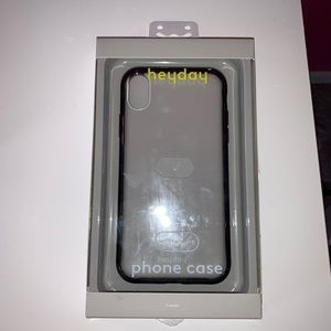 Black rim clear case